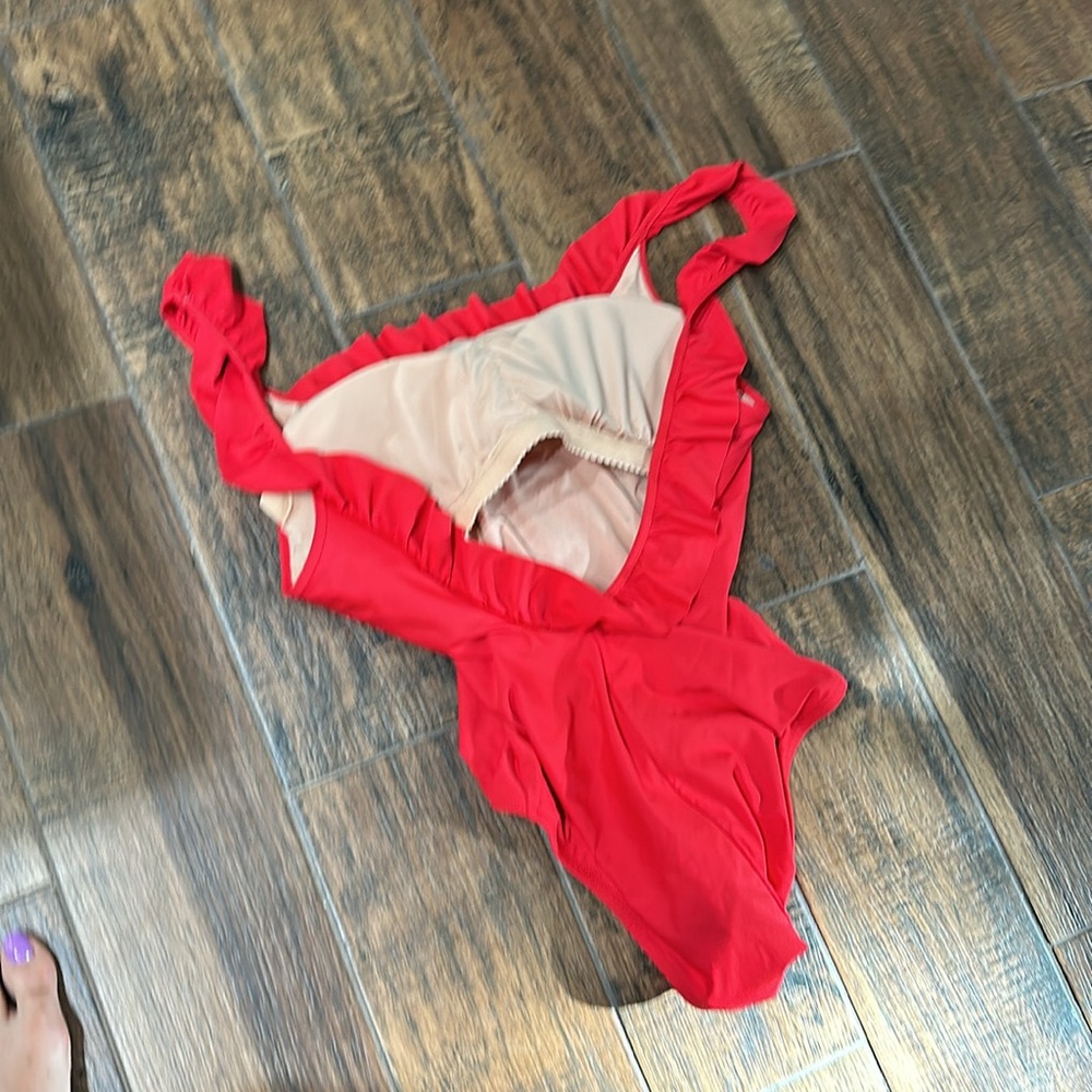 Jcrew Ruffled scoopback one-piece swimsuit - Picture 4 of 6